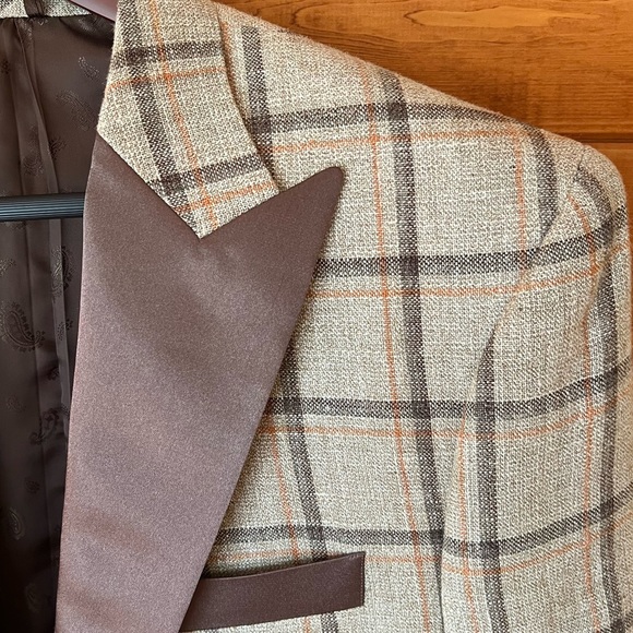 $2,995 Custom plaid design by Thor Tuxedo blazer - Picture 6 of 16